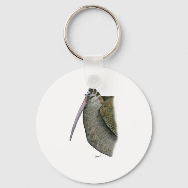 woodcock bird, tony fernandes key ring (Front)