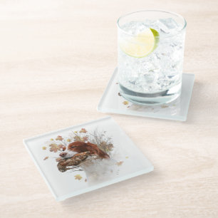 Woodcock Hunting Season Glass Coaster