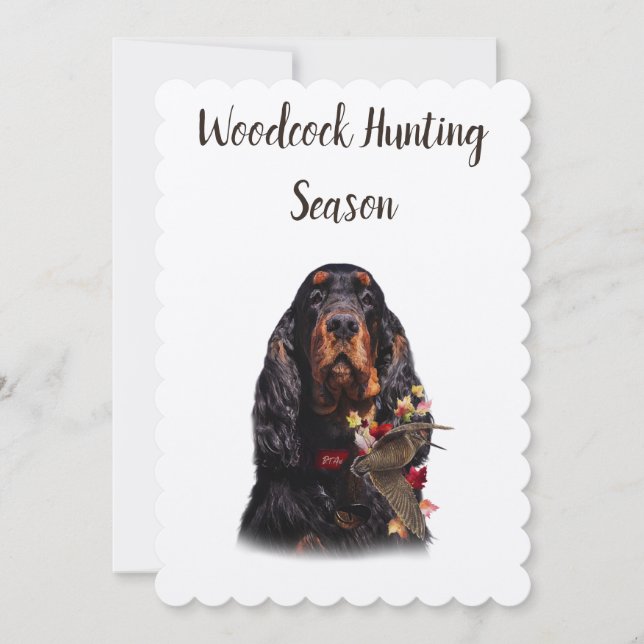 Woodcock Hunting Season Invitation (Front)