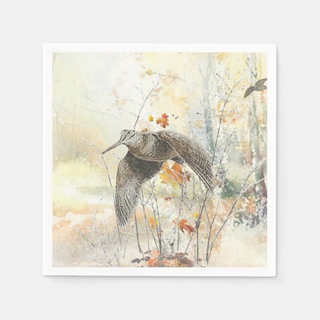 Woodcock Hunting Season  Napkin (Front)