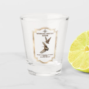 Woodcock Hunting Shot Glass