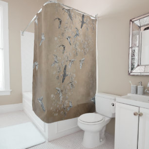 Woodcock hunting shower curtain