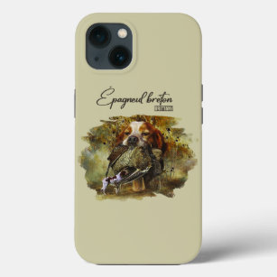 Woodcock hunting with Brittany Spaniel    iPhone 13 Case