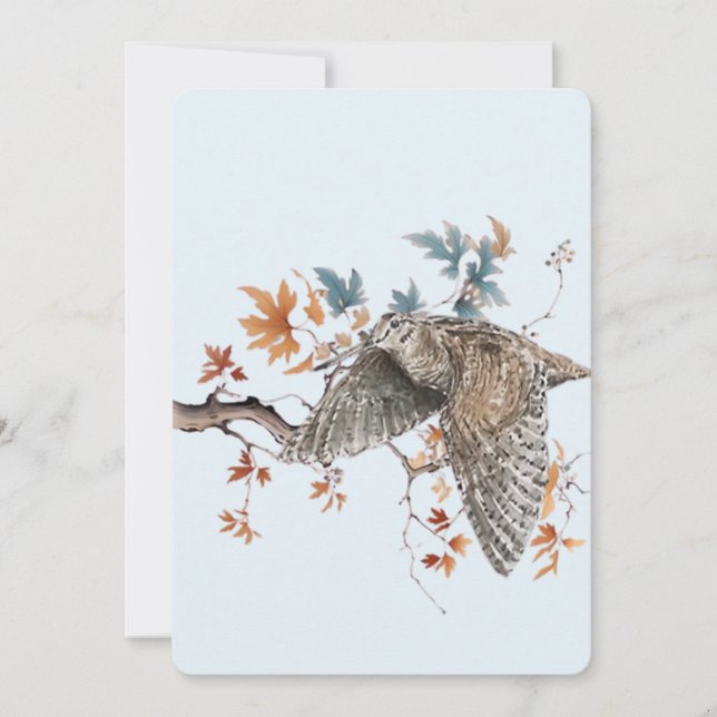 Woodcock  invitation (Front)