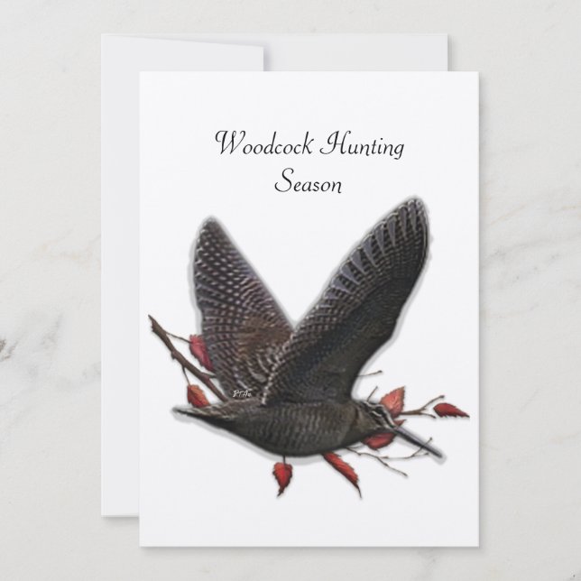 Woodcock  invitation (Front)