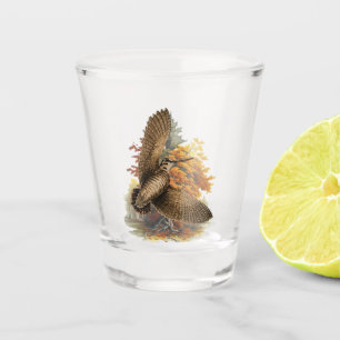 Woodcock  shot glass