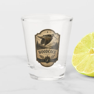 Woodcock shot glass