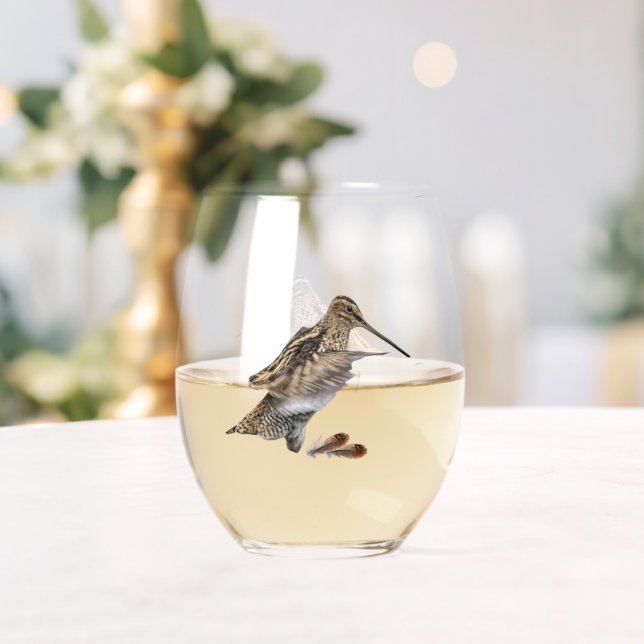 Woodcock  stemless wine glass (Insitu (Wedding))