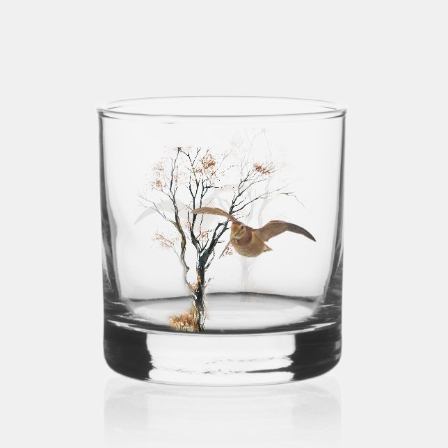 Woodcock  whiskey glass (Back)