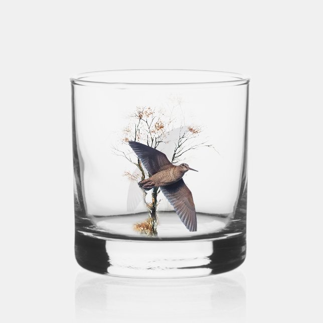 Woodcock  whiskey glass (Back)