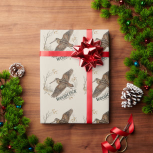 Woodcock wrapping paper