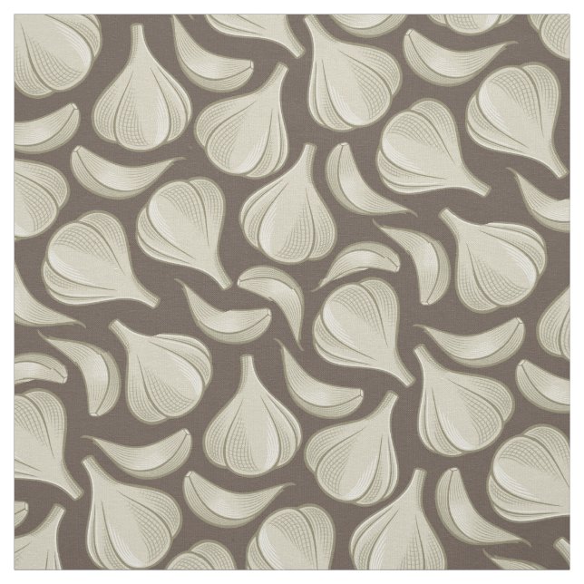 Woodcut Carlic Icon Pattern Fabric (Swatch)