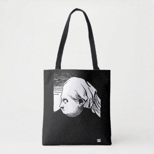 Woodcut Portrait of Queen Victoria Tote Bag
