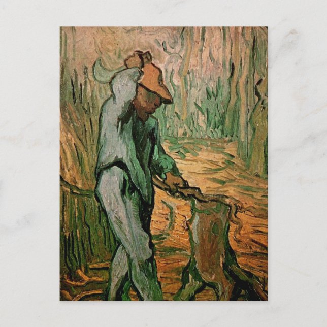 Woodcutter (after Millet) by Vincent van Gogh Postcard (Front)
