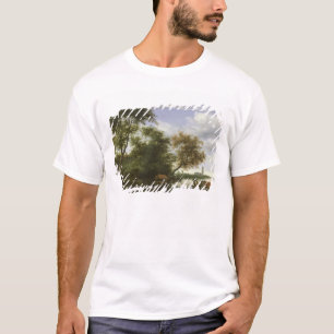 Wooded river landscape T-Shirt