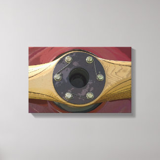 Wooden Aeroplane Propeller Canvas Print
