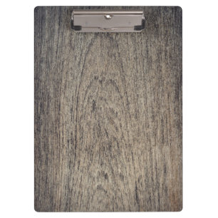 Wooden Background Modern Elegant Clipboard