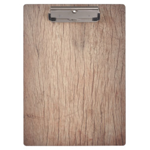 Wooden Background Modern Elegant Clipboard