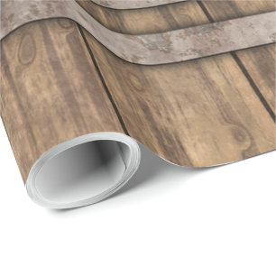 Wooden Barrel Art 1 Wrapping Paper
