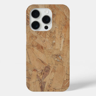 Wooden Board Nature Brown Wood Carved Texture iPhone 15 Pro Case