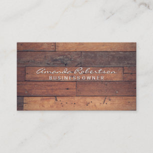 Wooden Boards Business Card