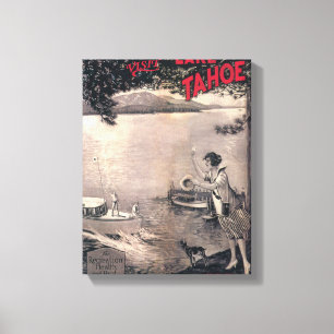 Wooden Boat Poster Canvas Print