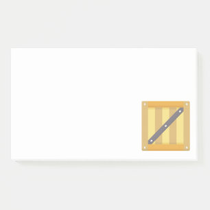 Wooden box post-it notes