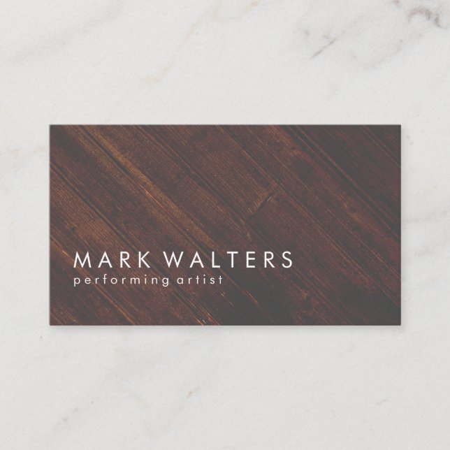 Wooden Business Card (Front)