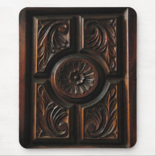 Wooden Carving Mouse Pad