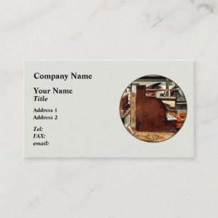 Wooden Cash Register in General Store Enclosure Card