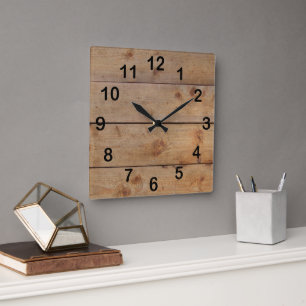 "Wooden" Clock