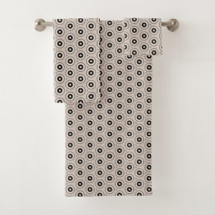 Wooden Coin Bath Towel Set