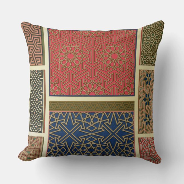 Wooden compartments and borders, from 'Arab Art as Cushion (Front)
