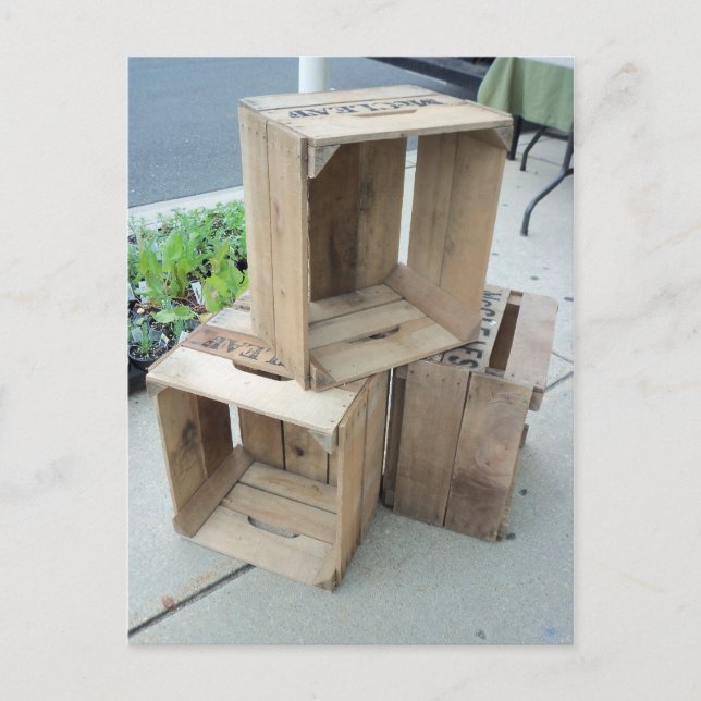 Wooden Crates Postcard (Front)