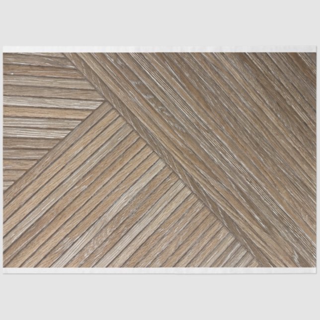 Wooden Detail Background Crosshatch Decoupage  Tissue Paper (Front)