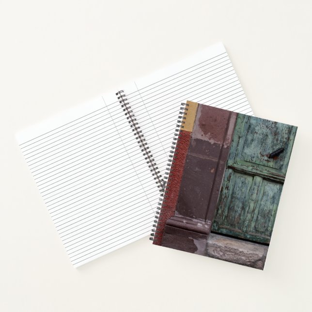 Wooden Door Abstract Notebook (Inside)