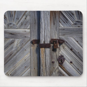 Wooden Door Mouse Pad