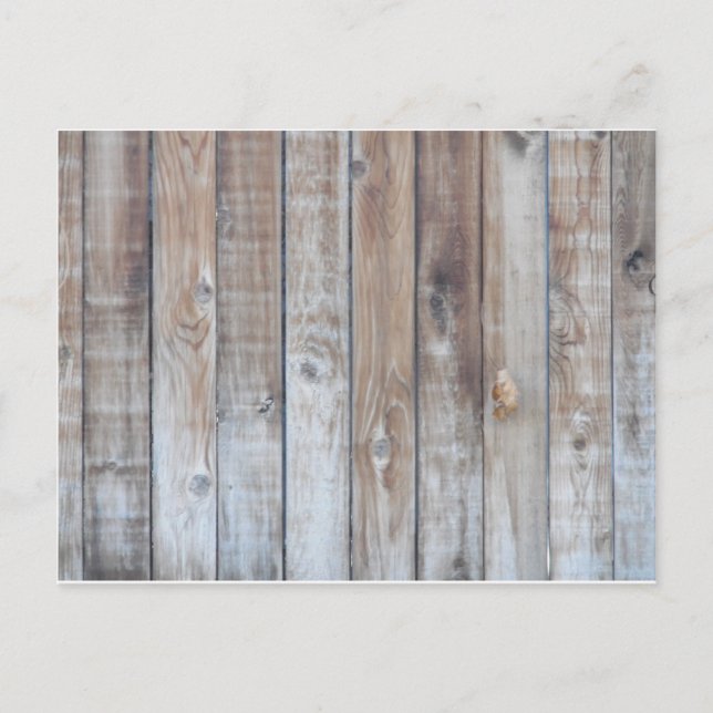 Wooden Fence Postcard (Front)