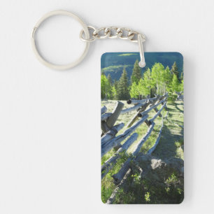 Wooden Fenceline Key Ring