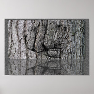 Wooden Fist Poster