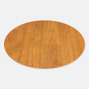 Wooden Floor Parquetry Parquet Laminate Brown Oval Sticker