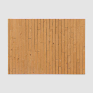 Wooden Floorboards Tissue Paper