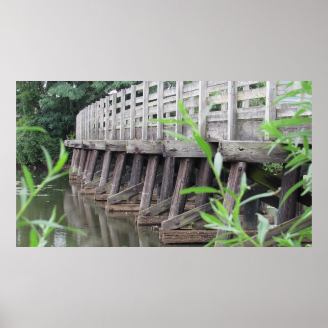 Wooden Foot Bridge Poster (Front)