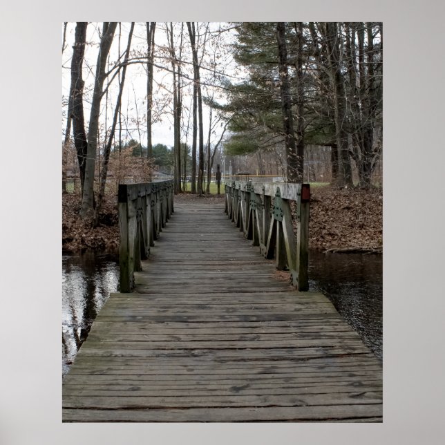 Wooden Footbridge Poster (Front)