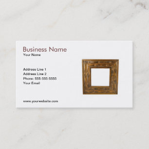 Wooden Frame Business Card Template