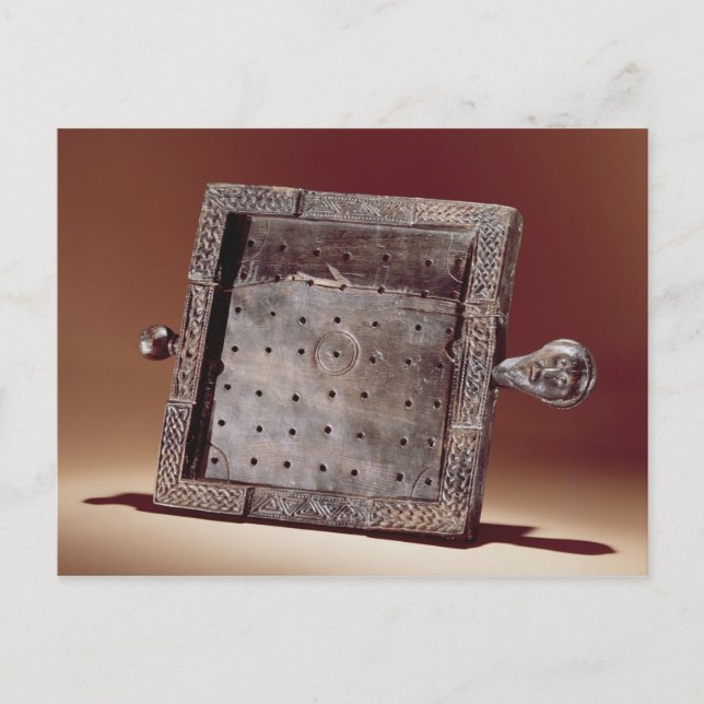 Wooden gaming board, Ballinderry, County Postcard (Front)