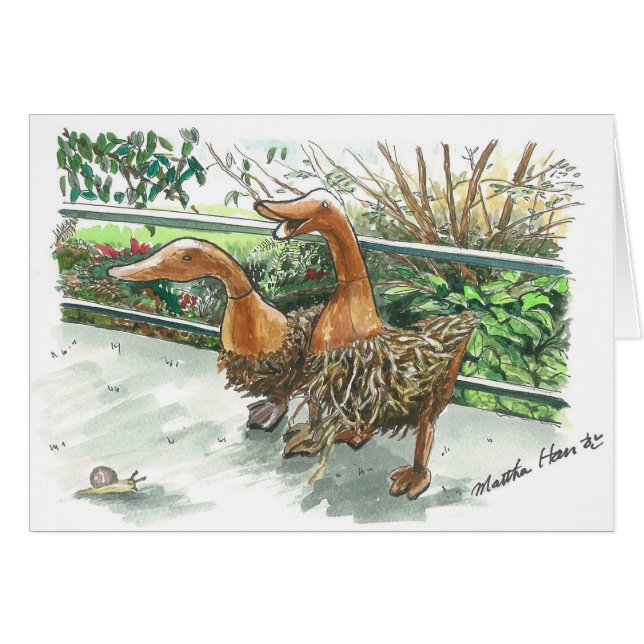 Wooden geese (Front Horizontal)