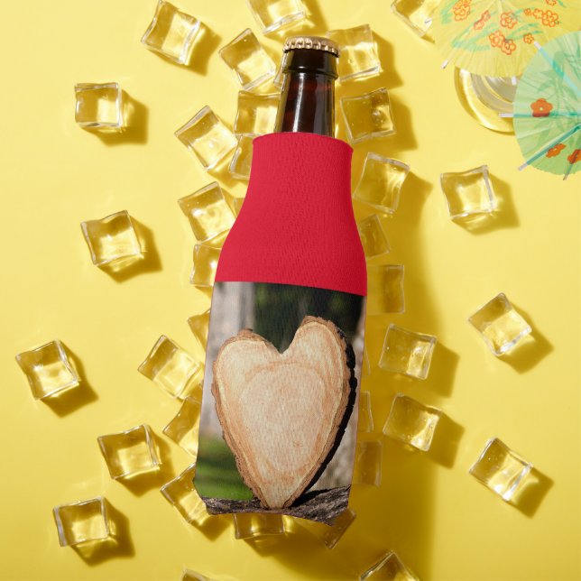 wooden heart bottle cooler (In Situ Summer)