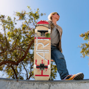 wooden heart skateboard