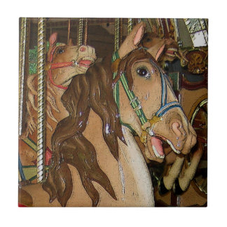 Wooden Horse Tile